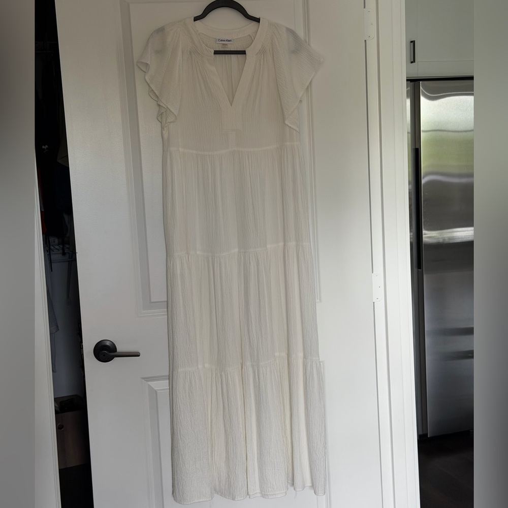 Calvin Klein White Maxi Dress - Picture 5 of 5